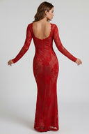 Red — back