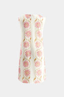 Robe Mini en Lin Mélangé Confort Ajustement Regular Sans Manches