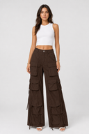 Pantalon Cargo Celeste