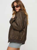 Veste Bomber Oversize Jade