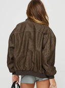 Veste Bomber Oversize Jade