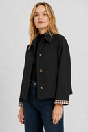Femme Veste Légère Coupe Vichy