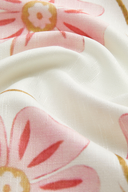 Robe Mini en Lin Mélangé Confort Ajustement Regular Sans Manches