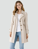 Femme Trench Court Classique