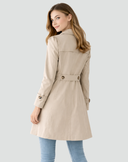 Femme Trench Court Classique