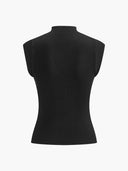 Top Élégant en Maille Damas pour Dîner et Événements