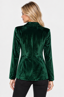 Blazer Velours Femme Un Bouton