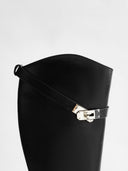 Bottes Hautes Pour Femmes en Cuir élégantes et confortables