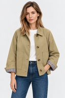 Veste Trench Femme Courte