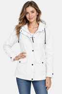 Parka Imperméable Capuche Femme