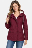 Parka Imperméable Capuche Femme