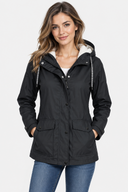 Parka Imperméable Capuche Femme