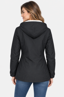 Parka Imperméable Capuche Femme