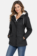 Parka Imperméable Capuche Femme