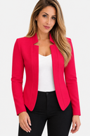 Blazer Cintré Sans Revers