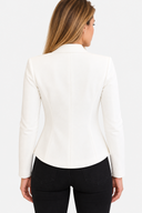 Blazer Cintré Sans Revers Ouvert Femme