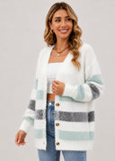 Cardigan Rayé Émeline – Cléo Noire