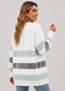 Cardigan Rayé Émeline – Cléo Noire