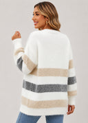Cardigan Rayé Émeline – Cléo Noire