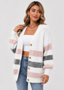Cardigan Rayé Émeline – Cléo Noire