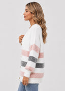 Cardigan Rayé Émeline – Cléo Noire