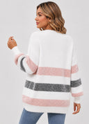 Cardigan Rayé Émeline – Cléo Noire