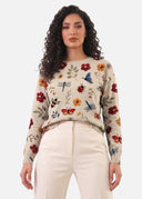 Pull Brodé Tiphaine – Rouge – Cléo Noire