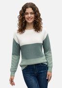 Pull Col Bateau Morgane – Vert – Cléo Noire