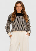 Pull Col Montant Philippine – Noir – Cléo Noire