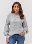 Pull Hermine – Gris clair – Cléo Noire