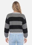 Pull Rayé Anaëlle – Cléo Noire