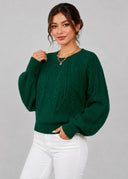 Pull Torsadé Ombeline – Cléo Noire