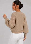 Pull Torsadé Ombeline – Cléo Noire