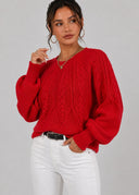 Pull Torsadé Ombeline – Cléo Noire