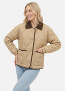 Veste Matelassée Clémentine – Beige – Cléo Noire