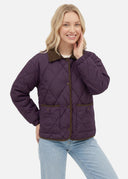 Veste Matelassée Clémentine – Violet – Cléo Noire