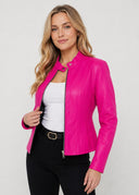 Veste Simili Cuir Madeleine – Cléo Noire