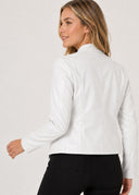 Veste Simili Cuir Madeleine – Cléo Noire