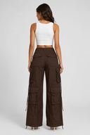 Pantalon Cargo Celeste