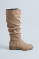 Apricot bottes hautes souples effet daim side
