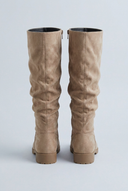 Apricot bottes hautes souples effet daim back