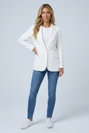 Blazer cintré un bouton Juliette Blanc