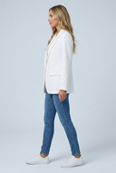 Blazer cintré un bouton Juliette Blanc