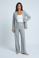 Tailleur pantalon large deux pièces Ines Gris
