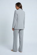 Tailleur pantalon large deux pièces Ines Gris