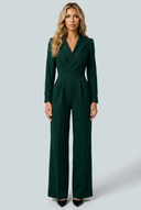 Combinaison blazer cintrée Séraphine Vert