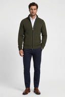Cardigan Homme Zippé Col Montant