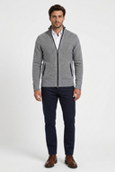 Cardigan Homme Zippé Col Montant