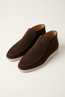 Mocassins Montants Daim Homme