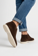 Mocassins Montants Daim Homme